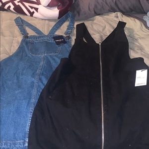 Forever 21 overall dresses